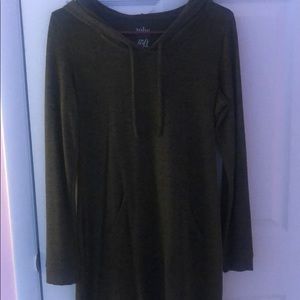 New York & Company hooded lounge dress